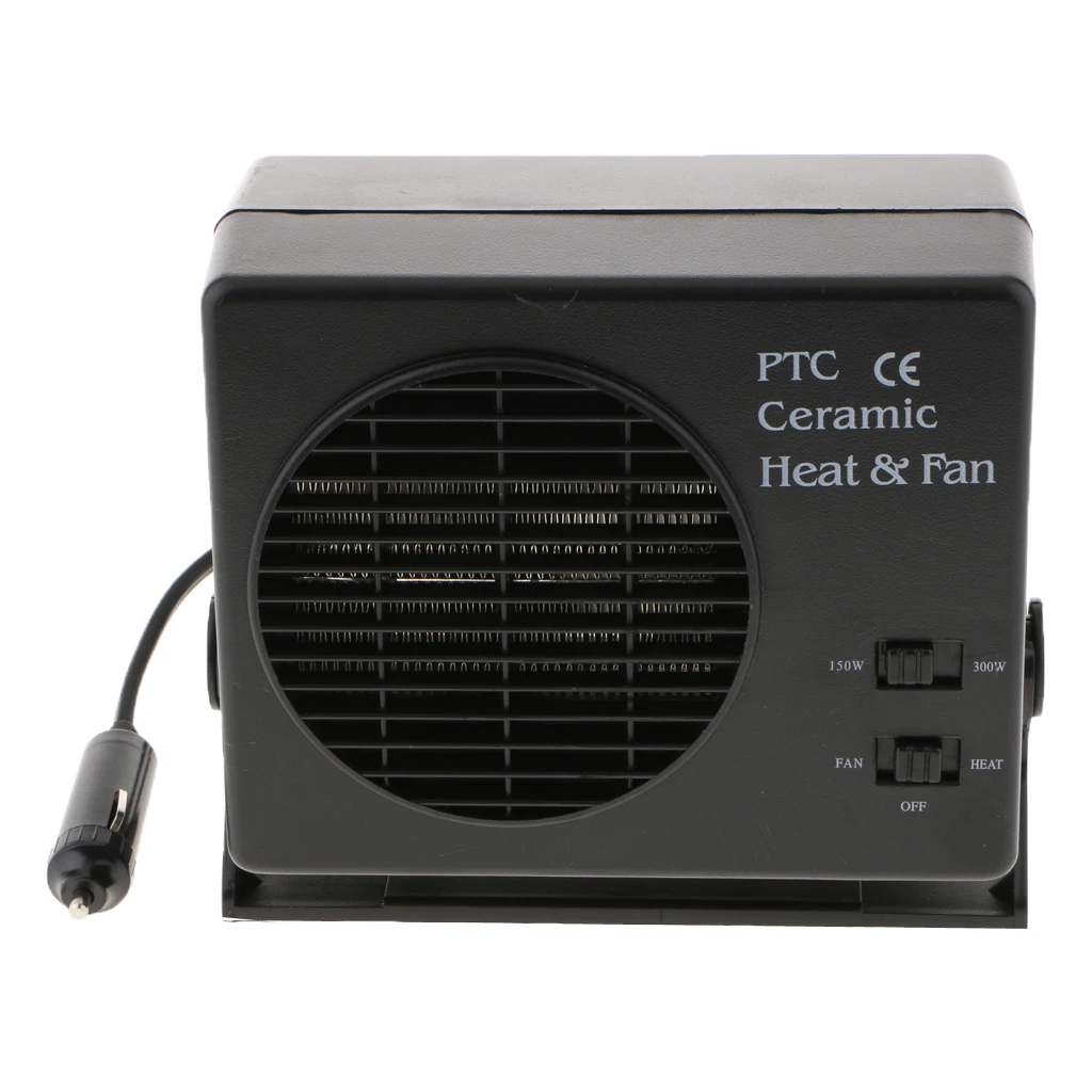 12V 150W Durable Car Heater Hot Fan Windscreen Windshield Demister Defroster