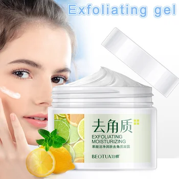 

Wholesale Fruit Acid Cleanser Facial Exfoliating Peeling Scrub Face Deep Exfoliator Women Girl Ladies Skin Care M3
