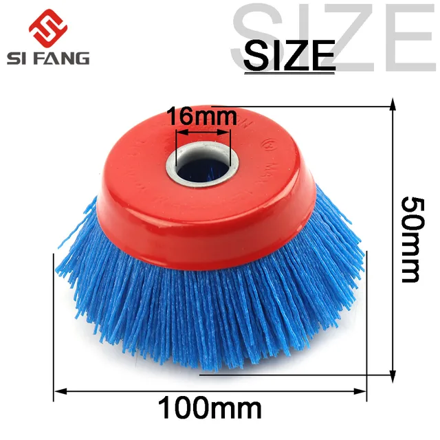 Aain® 3インチ ワイヤーホイールブラシ カップブラシ 2パック ツイスト