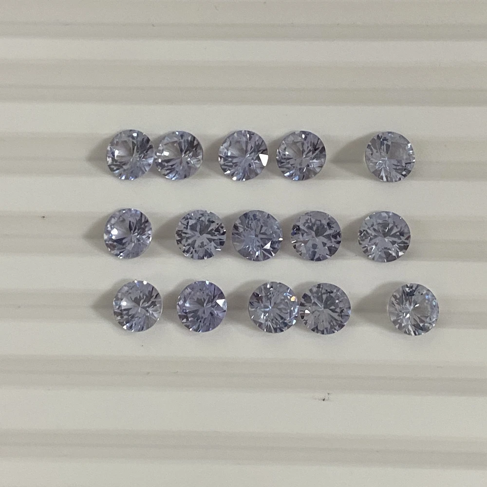 Meisidian 0.5carat 5mm Round Alexandrite Stone Corundum Lab Grey Color Change Sapphire Pirce