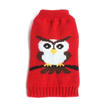 

Owl Dog Sweater Teddy Dog Clothes Spring and Summer Beagle Dog Clothes Puppy Small Dog Warm