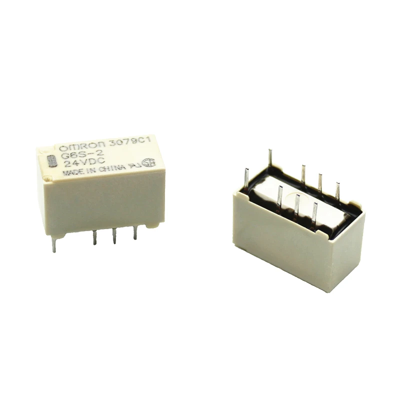 100 шт 5В/12В/24В РЕЛЕ G6S-2-5VDC G6S-2-12VDC G6S-2-24VDC 250VAC/DC220V 8PIN мини-реле 2A | Обустройство дома