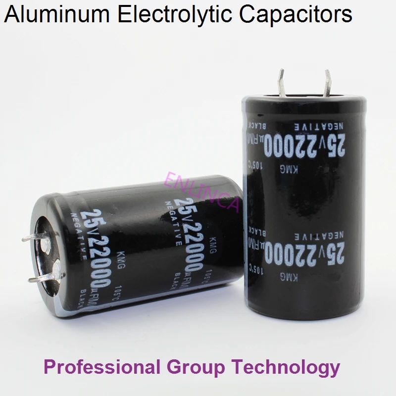 8pcs AT333 Good quality 25v22000uf Radial DIP Aluminum Electrolytic Capacitors 25v 22000uf Tolerance 20% size 30x50MM | Электронные