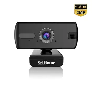 

Webcam Full HD 1080P Camera For Bloggers USB Video Conference Web Camera PC With Microphone Computer Gamer With Autofocus 60fps