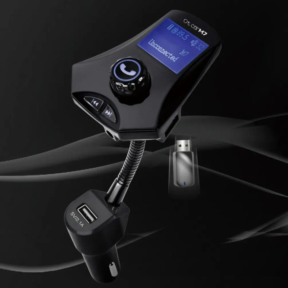 Автомобильный беспроводной Mp3 плеер Fm передатчик модулятор Usb зарядное устройство Hands-free Звонки внешняя Tf карта U диск