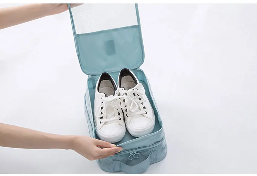 IUX портативная обувь сумки для путешествий нижнее белье одежда емкость для хранения белья косметический макияж молнии сумка для хранения кабеля