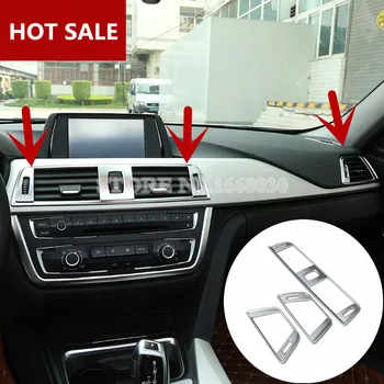 

ABS Console Centre & Side Air Vent Outlet Cover 3 For BMW 3 4 Series F30 F31 F32 F34 2013-2018