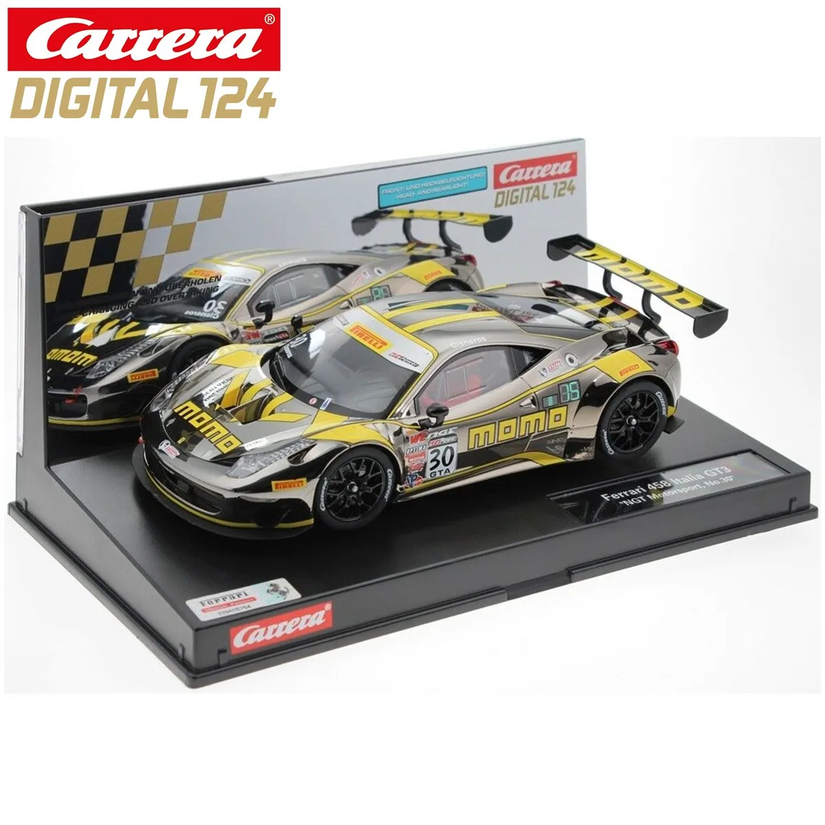 京商カレラデジタルスロットカー1/24フェラーリ458イタリアGT3新品 Carrera Slot Car Digital124 Ferrari 458 Italia GT3 23822