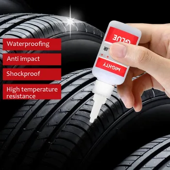 

50ML Mighty Tire Repair Glue Tyre Puncture Sealant Bike Car Tire Repair Patch Glue for Metal Plastic Wood Ceramic Repair Welding