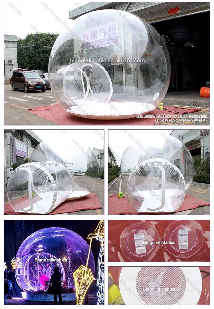 BG-T0088-Inflatable lighting bubble dome tent_2