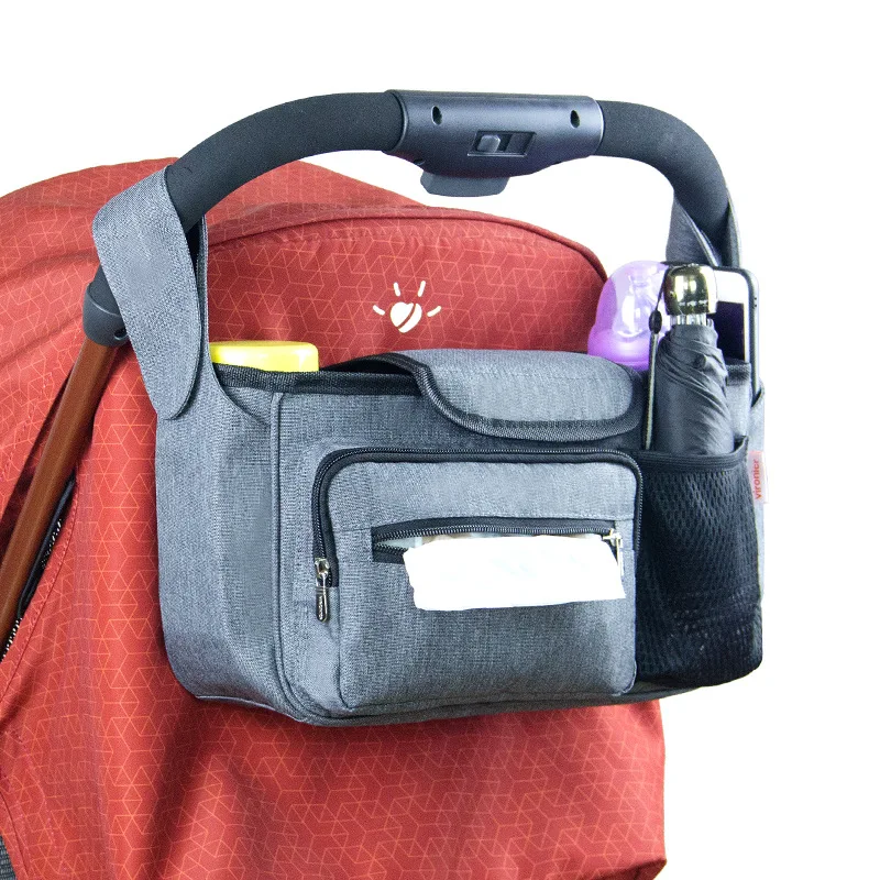 

Baby stroller bag hook multi-function Mummy bag portable Messenger bag umbrella car universal hanging bag large capacity