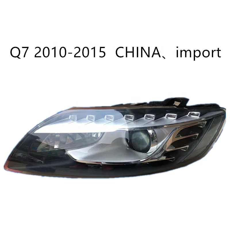Made for 10-15 years Q7 headlamp assembly original factory old style change new style original around LED upgrade headlight