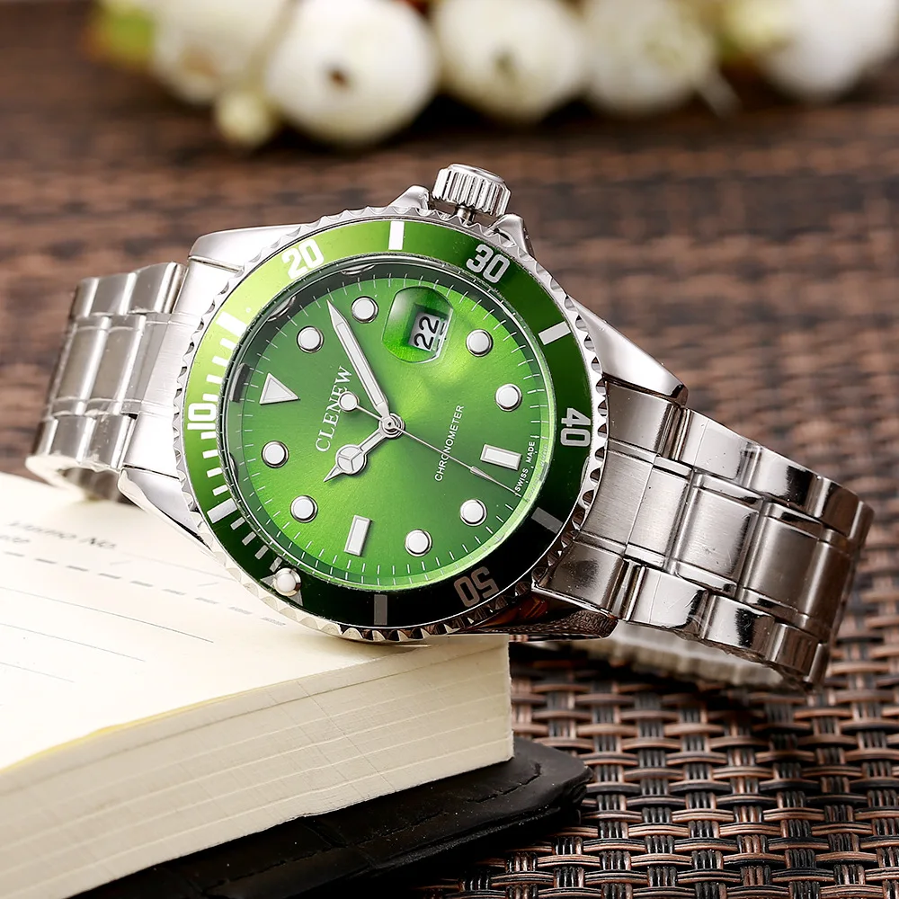 

2017 New Style Card Force Cattle Quartz Watch Design Calendar Shuanghuan Measuring Steel Watch