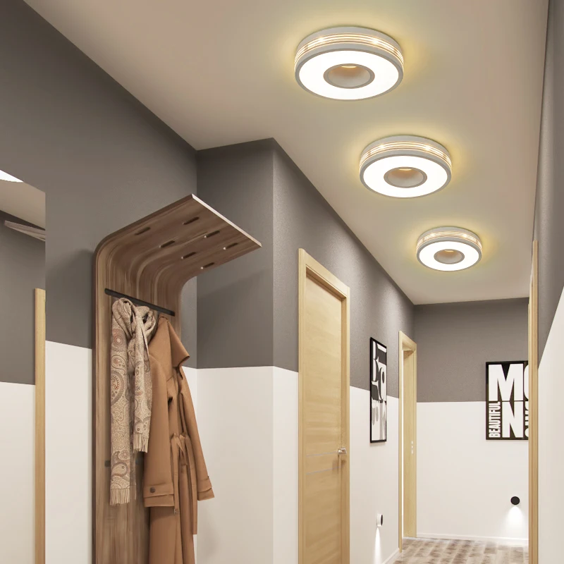 

Nordic corridor lamp concise modern balcony lamp LED ceiling lamp into entrance hall lamp into door lamp