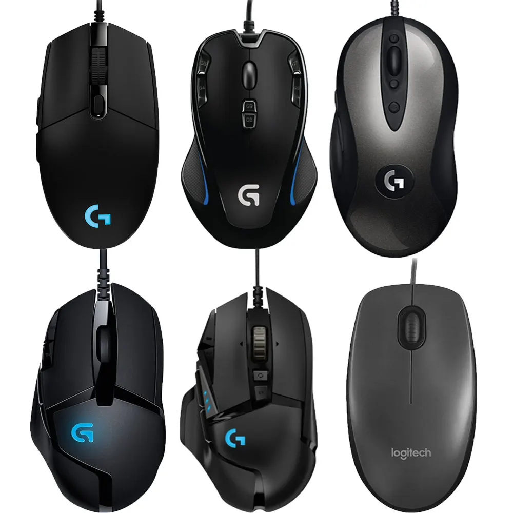 Logitech G402 Mx518 G300s G302 G102 M90 G502 Hero Wired Gaming Mouse Wired Optical Mouse Usb Mouse For Windows Xp Vista 7 8 10 Mice Aliexpress