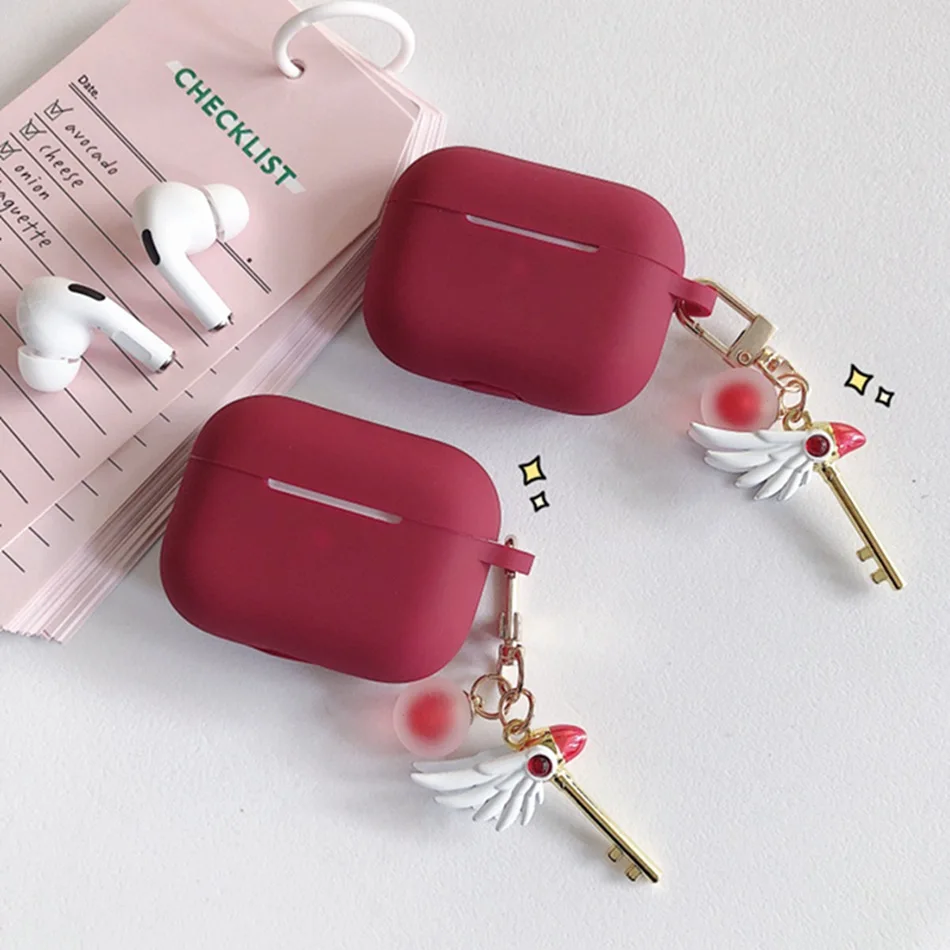 Чехол для AirPods Pro с милым рисунком и кольцом, роскошные аксессуары, брелок, силиконовый чехол для Apple Air pods Pro 3, защита от пыли
