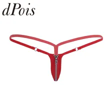 Женский эластичный пояс Т-образные трусики-Танга Нижнее белье Трусики-бикини с застежкой-молнией спереди эротичное женское белье