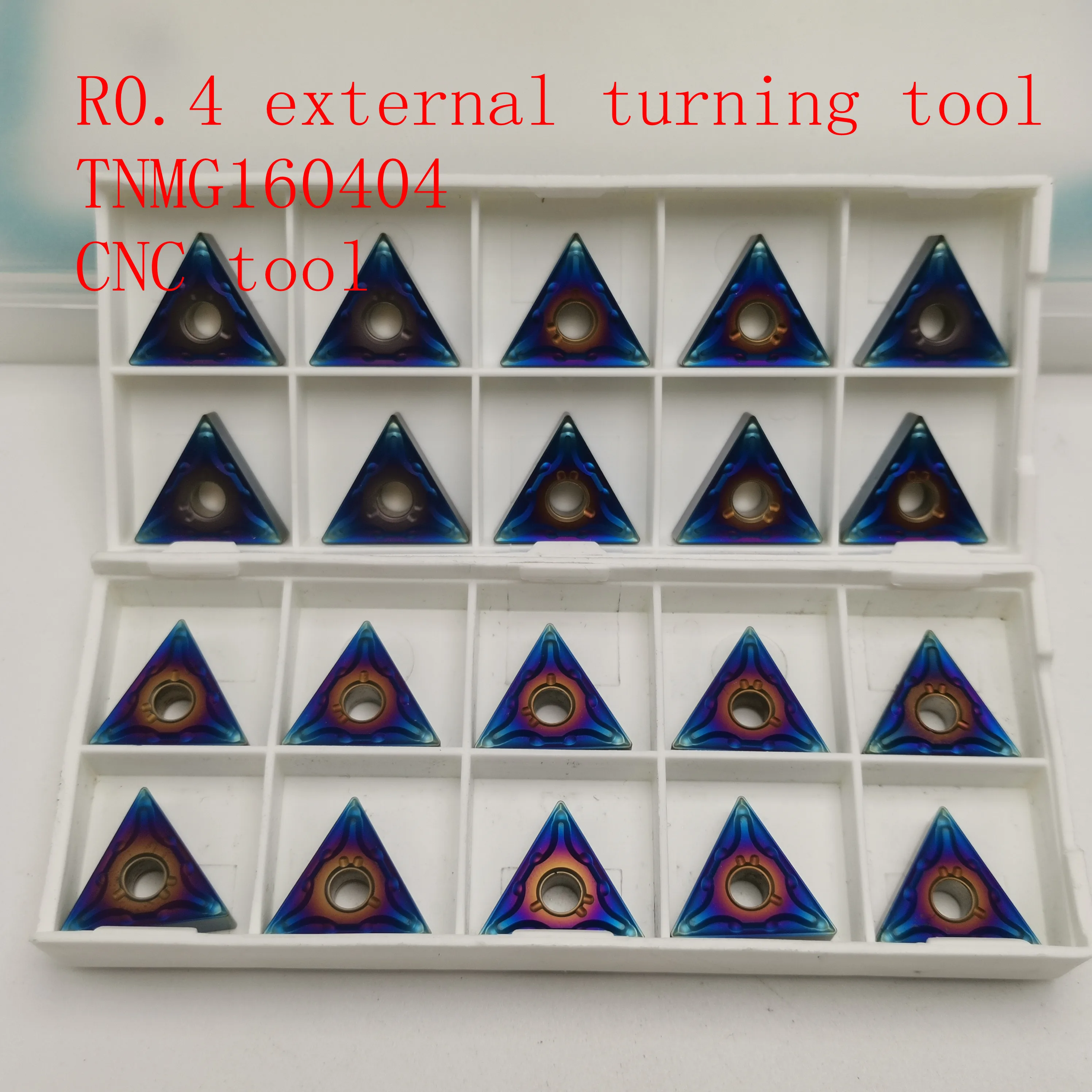 

Made in China TNMG160404 lathe tool, external turning tool R0.4 outer round finishing tool CNC lathe tool