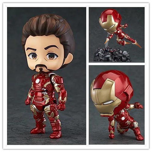 

Avengers Cute Clay Figure 543 # Iron Man MK43 Ultron Sentinel Deck Capsule Toy Garage Kit