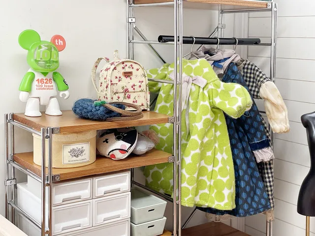 1:6 mini model  Metal shelf connector and metal hanger（Long  hook for 15cm shelf, short hook for 10cm shelf） 5