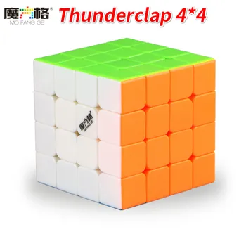 

Newest Mofangge Thunderclap 4Layers 4x4x4 Speedcube 6.2cm or 6.0cm Magic Cube Speed Puzzle Qiyi Cubes Drop Shipping