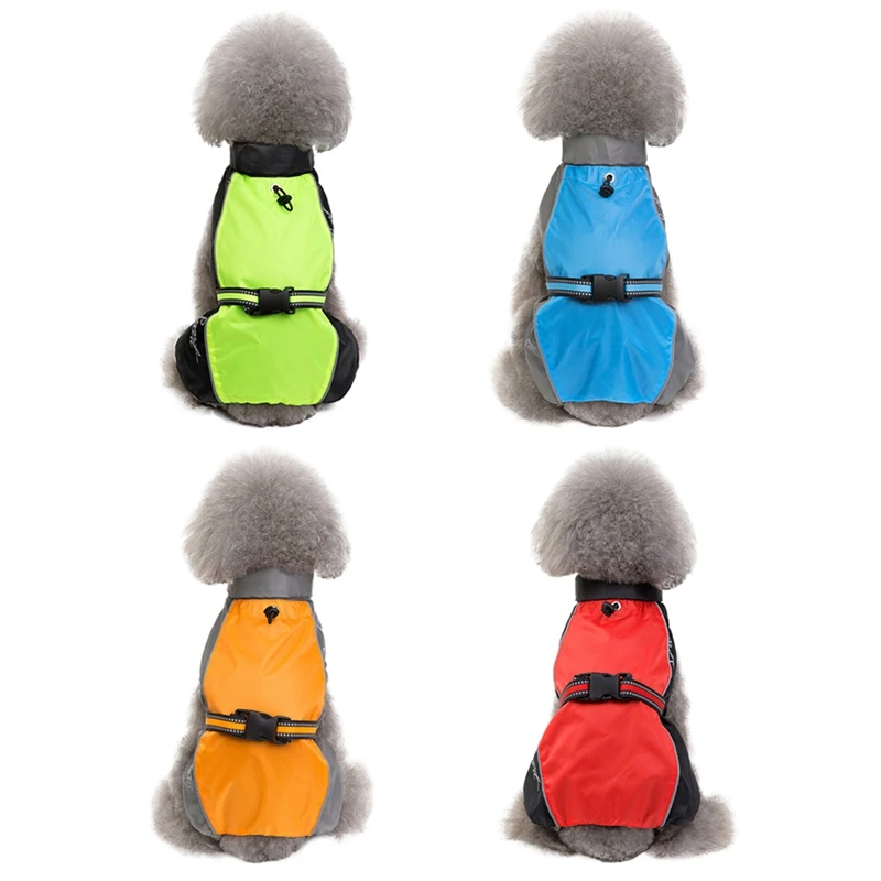 Outdoor Puppy font b Pet b font Rain Coat Waterproof Jackets Windproof Raincoat Vest For Small