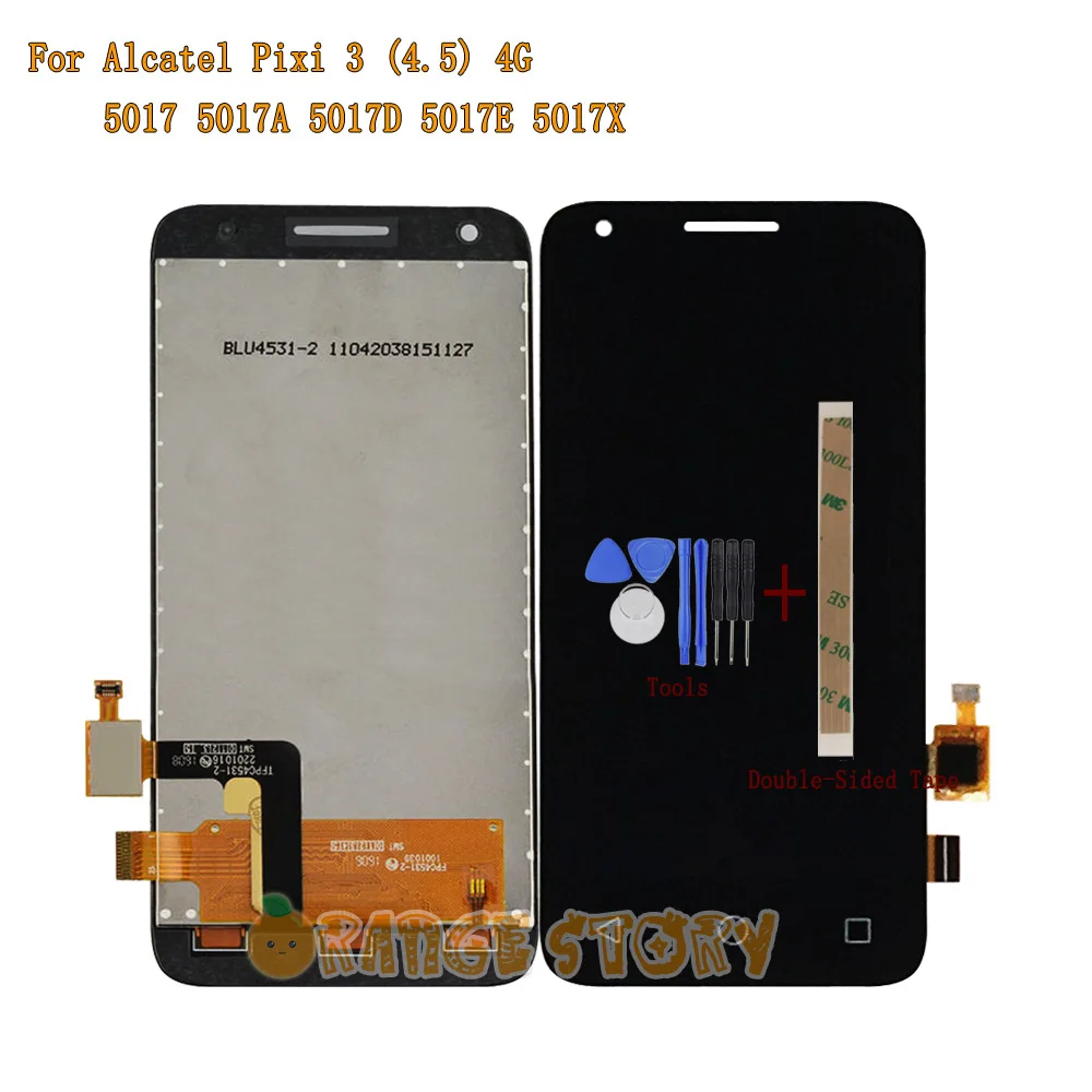 Новый сенсорный монитор в сборе для Alcatel One Touch 5017 5017E 5017A 5017D 5017X ЖК-дисплей экран +