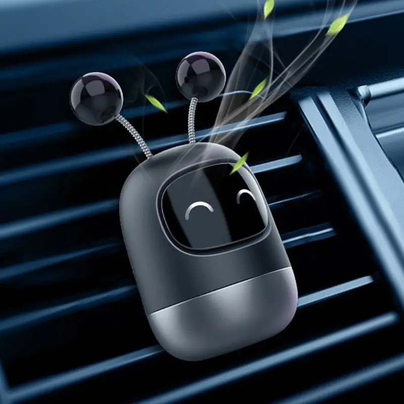 

Car Perfume Air Freshener Cute Robot Car Diffuser Solid Aromatherapy Air Vent Freshener for Auto Interior Decor Accessor