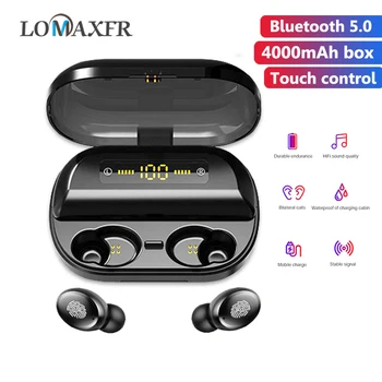 

Wireless Bluetooth Headset for Phone Gaming Headphones Earphone Headphone Sport Stereo Earbuds TWS Handsfree With Charging Box