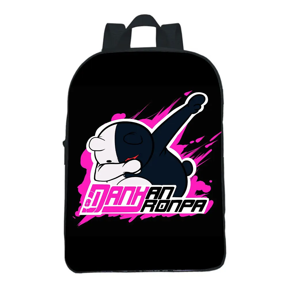 Game Danganronpa Childs  Backpack Kids Kindergarten Bags Girls Boys Daily School Bag Toddler Cartoon Rucksack Mochila 12 Inch