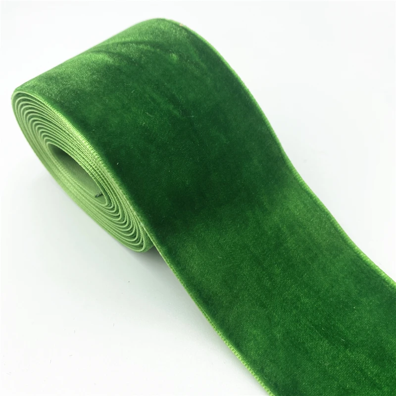 2inch 50mm Velvet Ribbon 2yards/Lot For Wedding Party Decoration Gift Wrapping DIY Hair Bows
