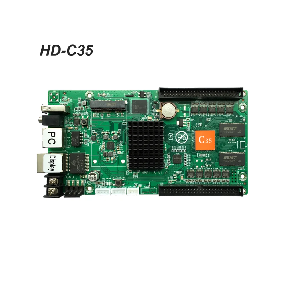 Huidu HD C15 C15C C35 C35C асинхронный Управление карта для Full Цвет рекламный светодиодный