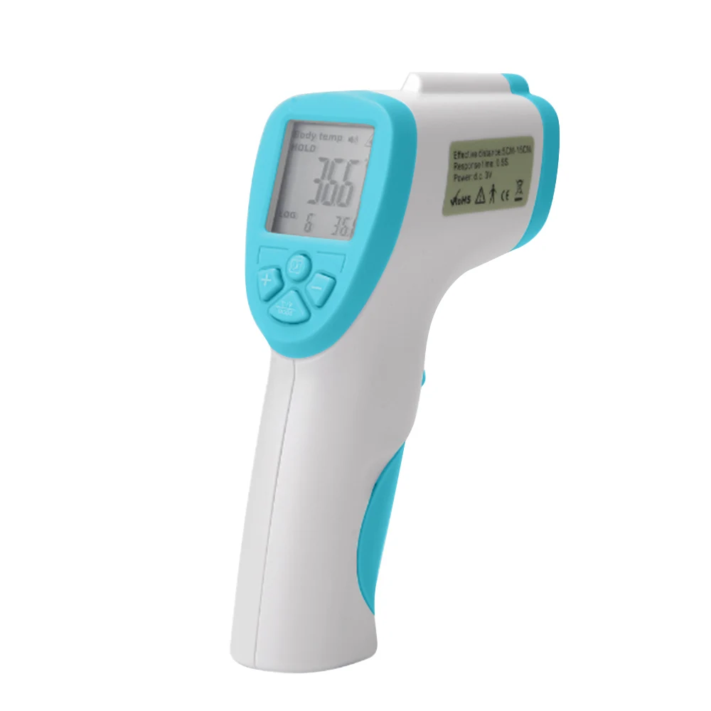 Digital Pet Thermometer Measurement Instrumentation Non-contact Infrared Veterinary Thermometer Temperature Meter for Dogs Cats - Color: As Shown