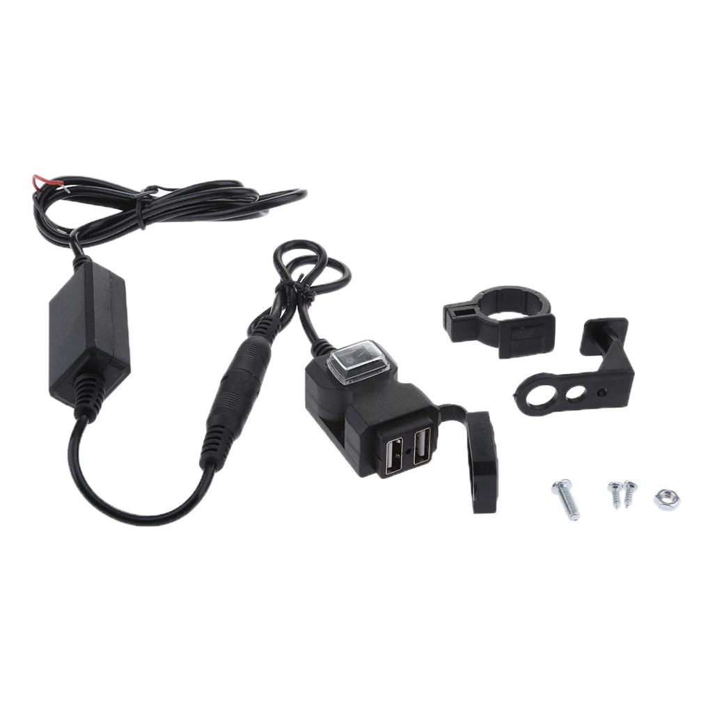Телефон двойной USB Soet зарядное устройство водонепроницаемый 9-90V для мотоцикла скутер