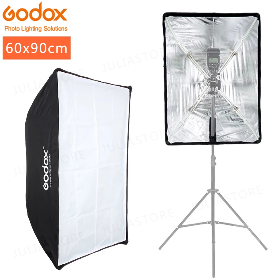 Godox портативный Зонт софтбокс 60*90 см 24 &quot* 35&quot зонт отражатель высокого качества