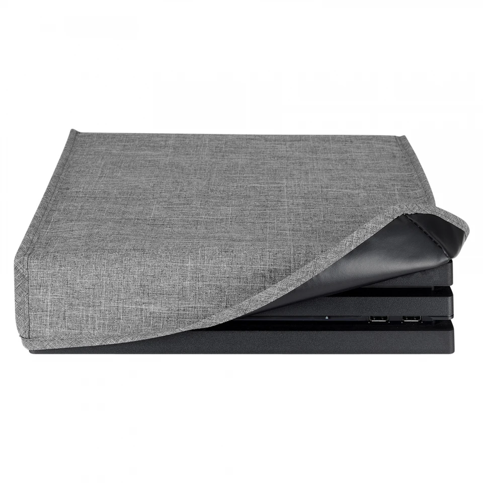 Gray Horizontal Dust Cover for PS4 Pro Console
