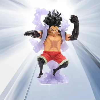 

18cm Anime One Piece King of Artist The Snake Man Luffy Snakeman One Piece Monkey D Luffy Gear 4 Figure PVC Collectible Model