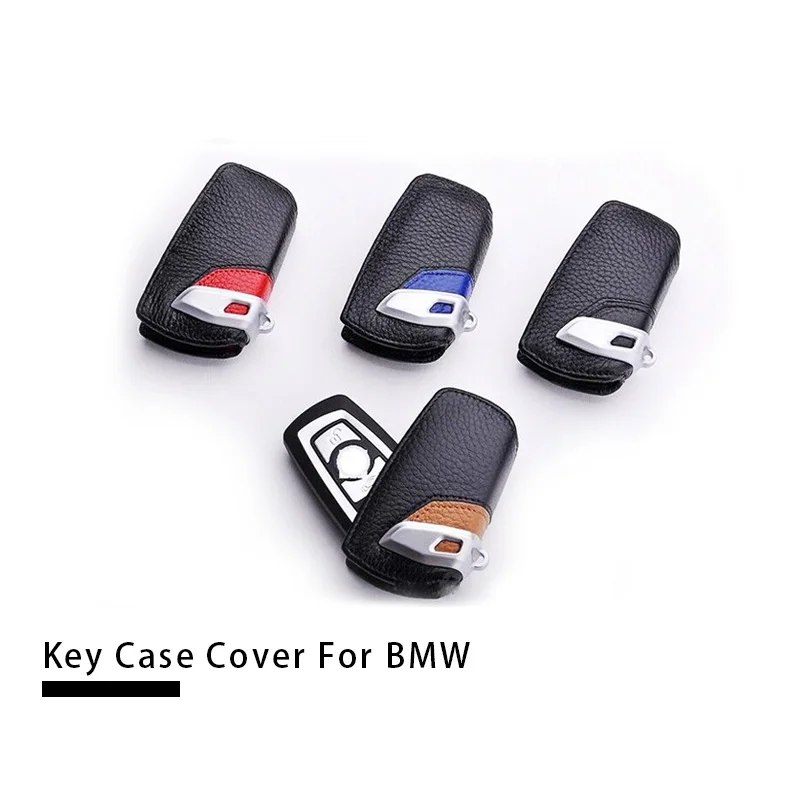 Кожаный чехол для автомобильного ключа BMW F10 F20 F30 Новый 1 2 3 4 5 6 7 серии X3 X4 320I 116I 118I