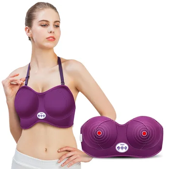 

MZ Electric massager Shiatsu Kneading beauty Chest Breast sagging electric infrared hyperplasia Tourmaline massage Vibration bra