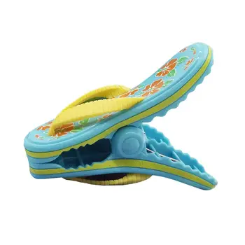 

Plastic Slipper Shape Clothespin Large Clothes Pegs Hanger Lounger Chair Beach Towel Clothes Clip Windproof Quilt Socks Clamp