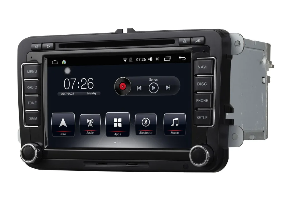 NaweiGe 7 дюймов T30 Android Восьмиядерный 8,1 2+ 32 ГБ Автомобильный dvd для VW Passat CC/Golf6/GTI Авторадио gps навигация автомобильный мультимедийный для