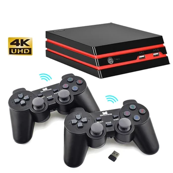 

Retro TV Gaming Console Wireless Gamepad Joystick 600 Classic Games Memory Card Expansion Support