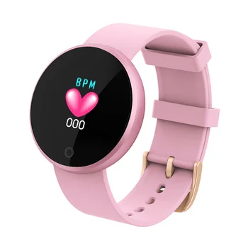 

Smart Bluetooth Ladies Watches Fashion Smart Watch Women Calories Heart Rate Watch Beauty Digital Wristwatch B36 Pink