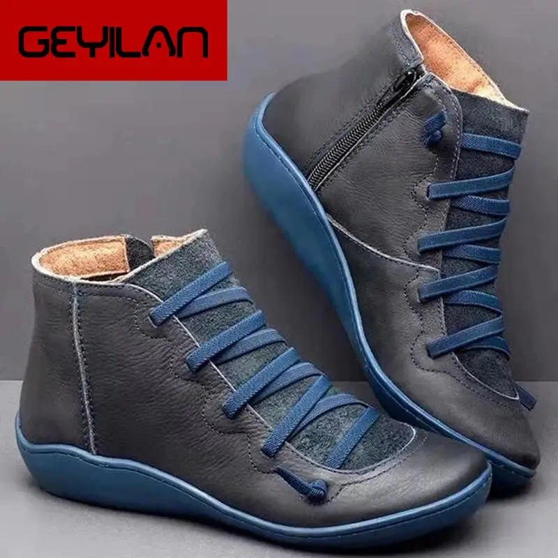 

Shoes Woman Boots Women Autumn Winter Ankle Boots Outdoor Comfortable Casual Shoes Walking Shoes Zapatos De Mujer