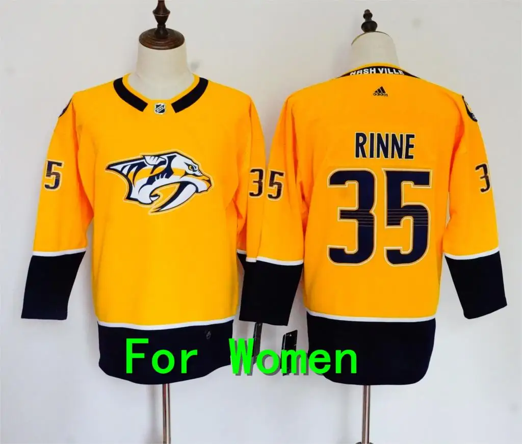 Женская одежда для взрослых с вышивкой Nashville#76 PK Subban 59 Roman Josi 35 Pekka Rinne Jersey - Цвет: 2