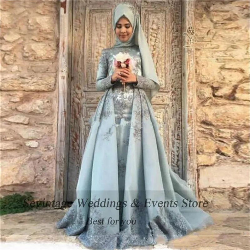 long gown with scarf