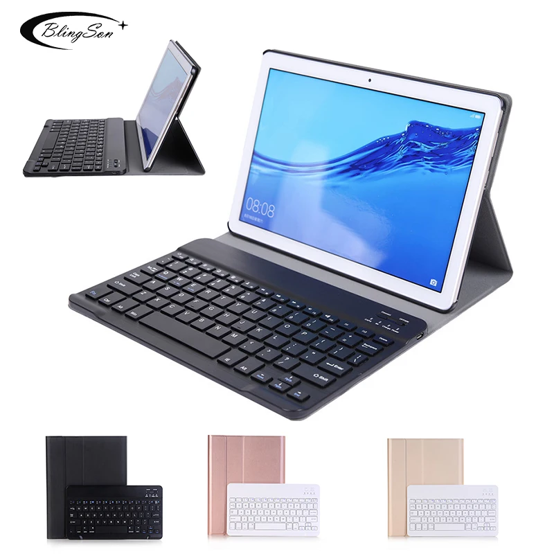 Чехол с Bluetooth-клавиатурой для Huawei Mediapad T5 10 1 дюйма | Компьютеры и офис
