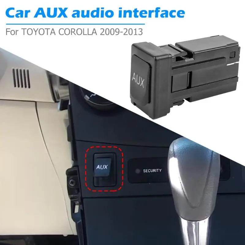 AUX стерео аудио интерфейс адаптер Аксессуары для TOYOTA AVALON 2008-2010 COROLLA 2009-2013 SEQUOIA 2008-2013