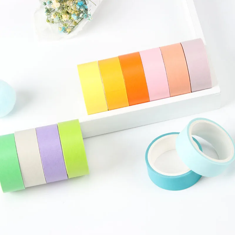 12 colors Washi Tape Set Adhesive decoration tapes Masking Stickers Diary Album Stationery School Supplies