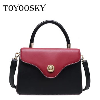 

TOYOOSKY Women Handbag Woman Sling Female Fashion Hit Color Mini Shoulder Messenger Satchel Tote Crossbody Bag Bolso Mimbre